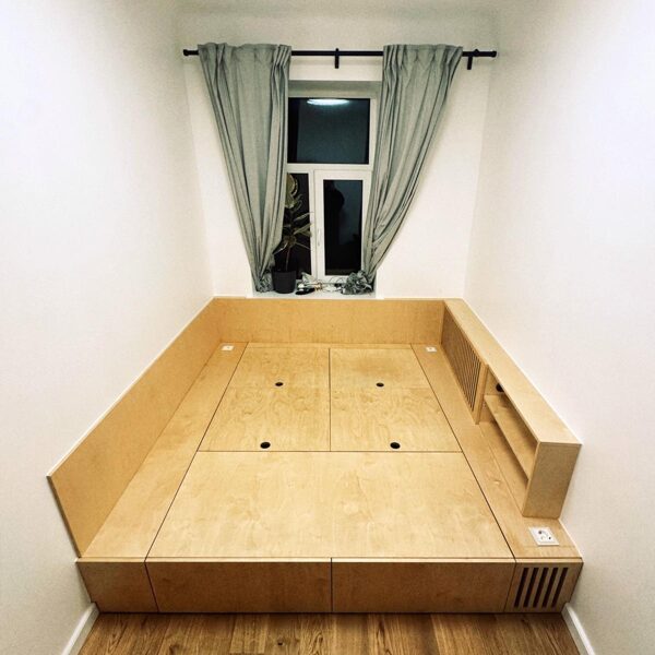 Custom Built-in bed