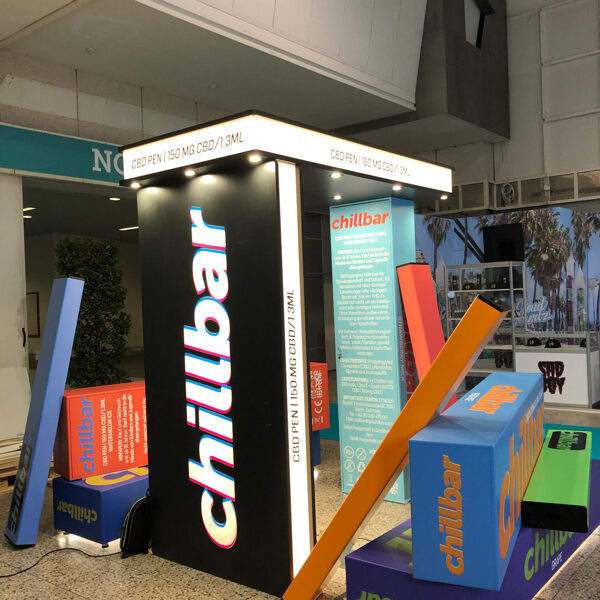 Chillbar exhibition booth