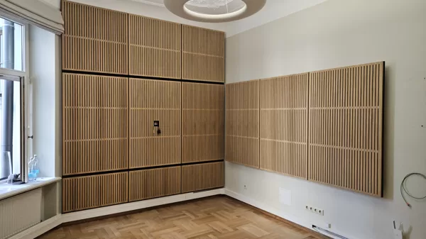 podcast studio interior