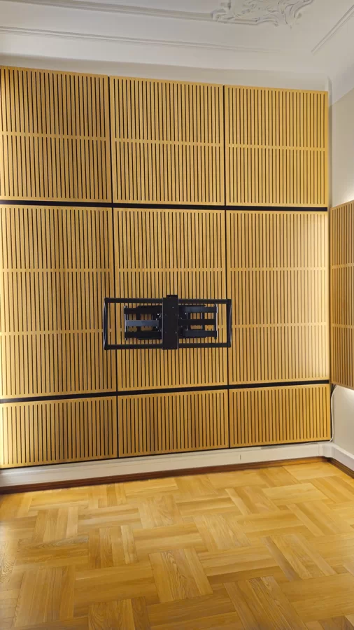 podcast studio interior