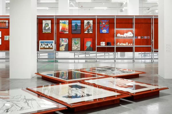 Exhibition stands for the “Where to Hide?” exhibition at Zuzeum