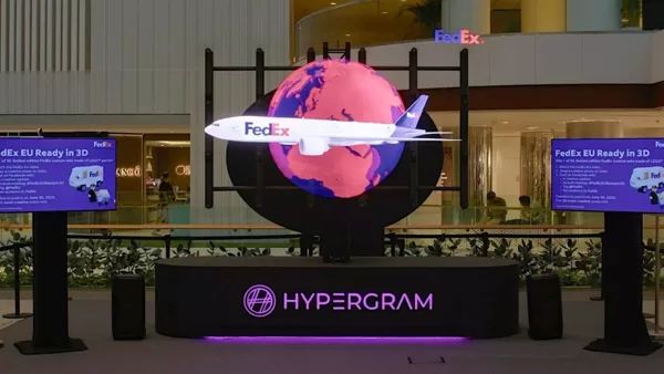 Hypergram hologrammas stends