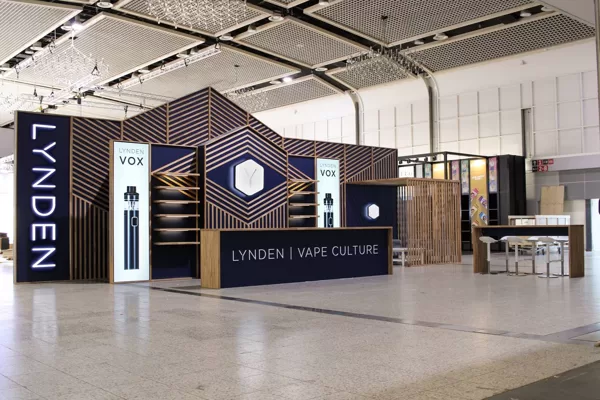 Lynden izstādes stends