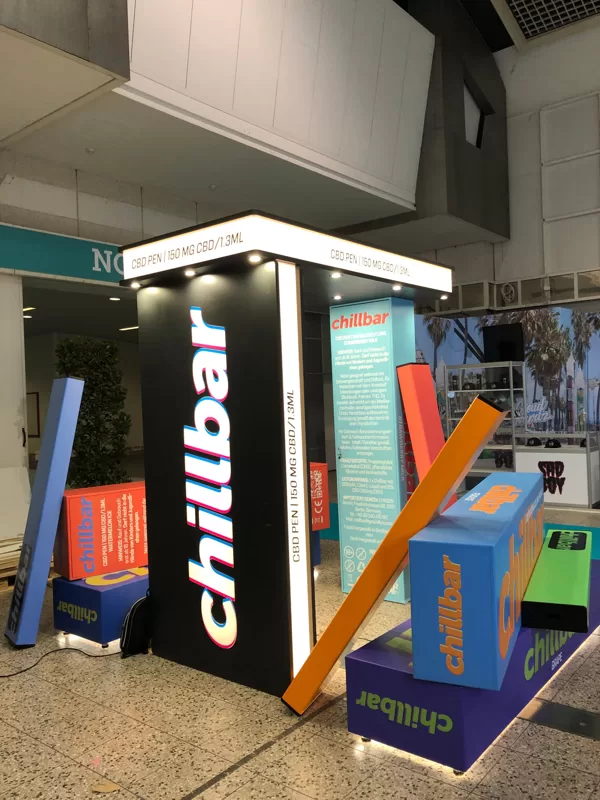 Chillbar exhibition booth