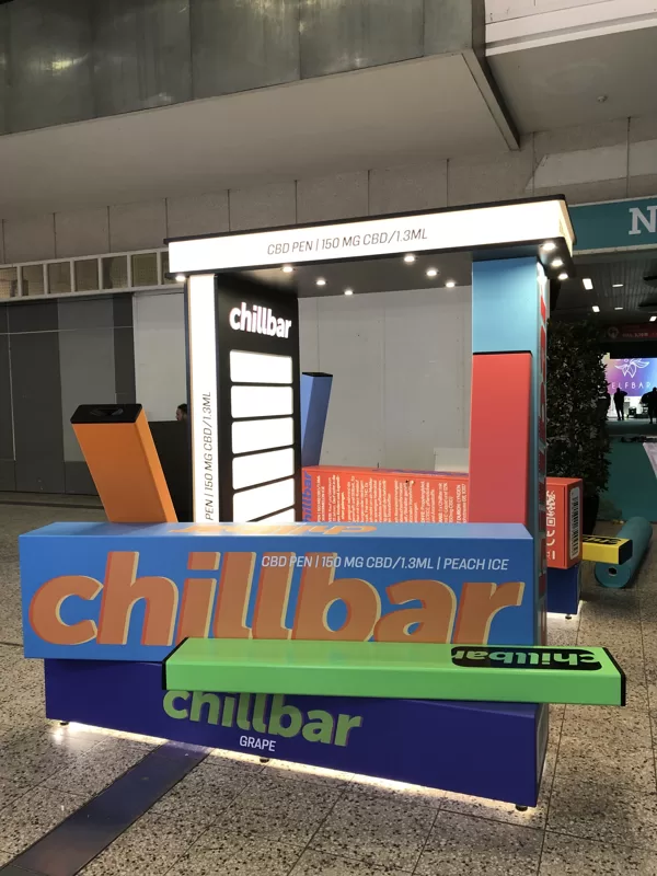 Chillbar exhibition booth